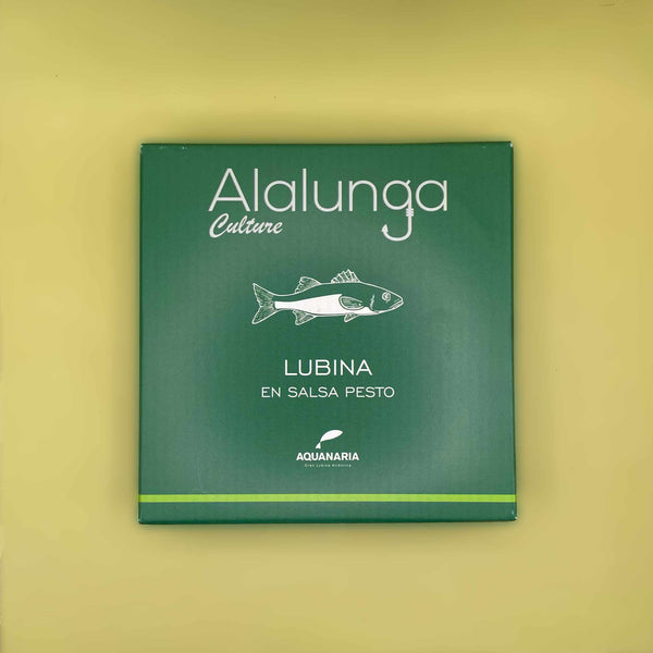 Alalunga Lubina en Salsa Pesto