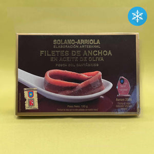 Solano-Arriola Extra Large Anchovy Fillets in Olive Oil (120gr)