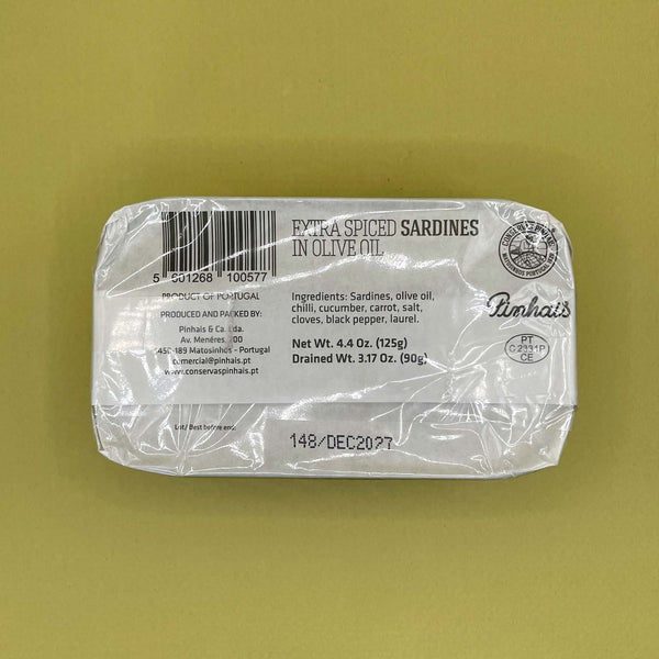 Nutritional Information for Nuri Extra Spiced Sardines in Olive Oil
