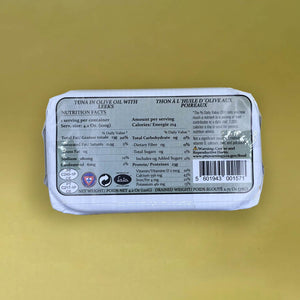 Nutritional Information for Tuna in Olive Oil with Leeks