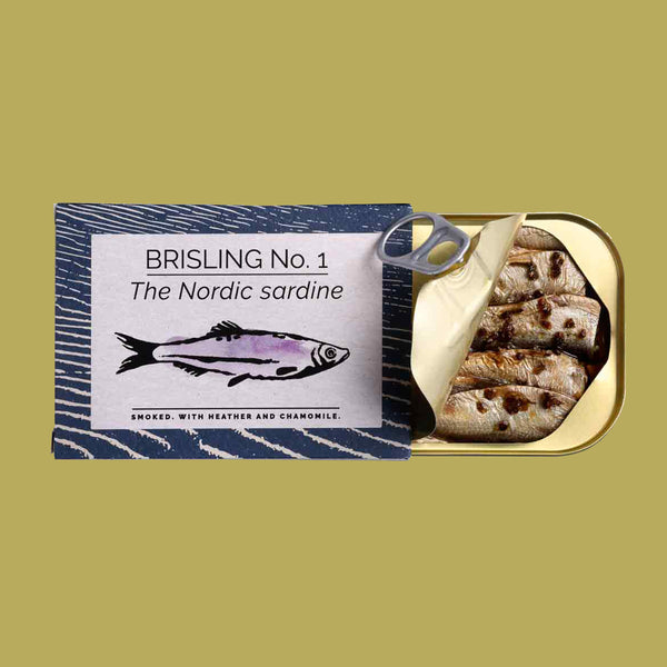 Fangst Brisling No. 1 Baltic Sea Sprat Smoked with Heather & Chamomile