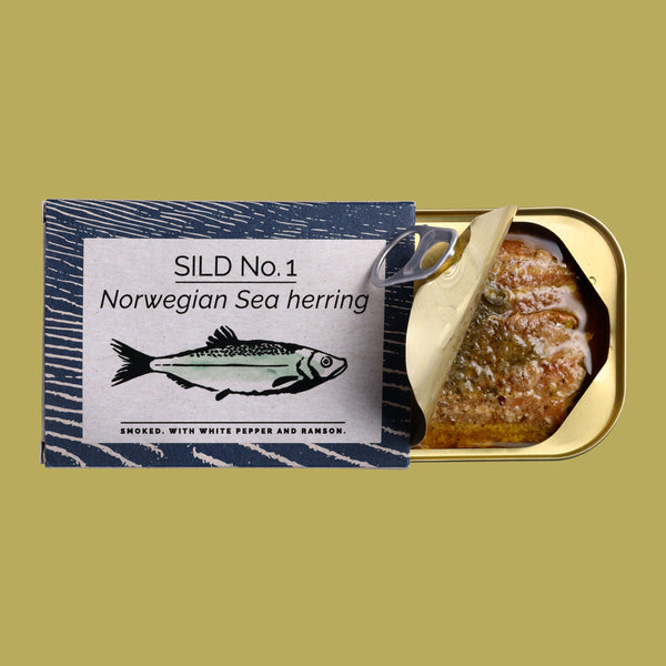 Fangst Smoked Herring with White Pepper and Ramson