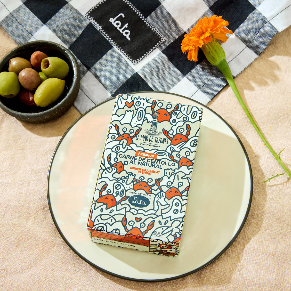 La Mar de Tazones Spider Crab Meat Premium – Lata