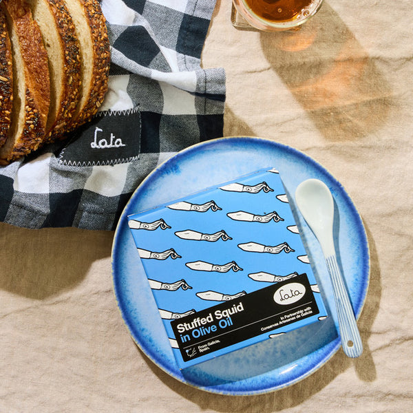 Lata Stuffed Squid in Olive Oil