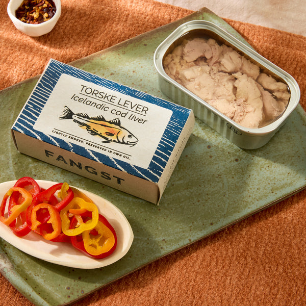 Fangst Torske Lever Smoked Cod Liver