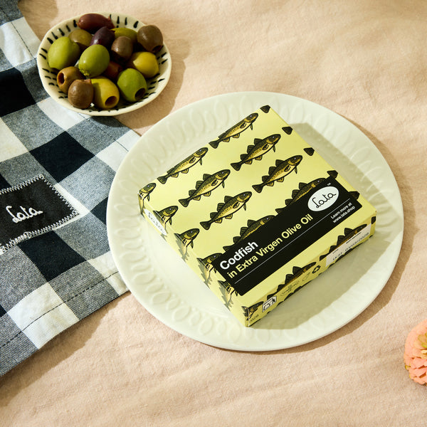Lata Codfish in Extra Virgin Olive Oil