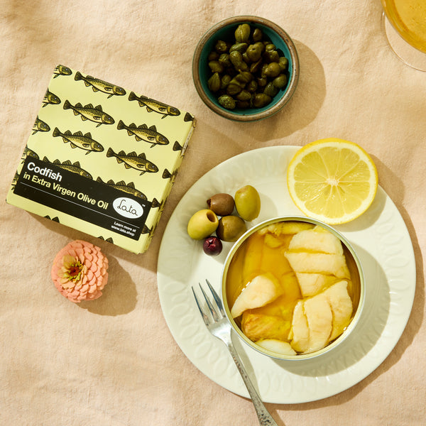 Lata Codfish in Extra Virgin Olive Oil