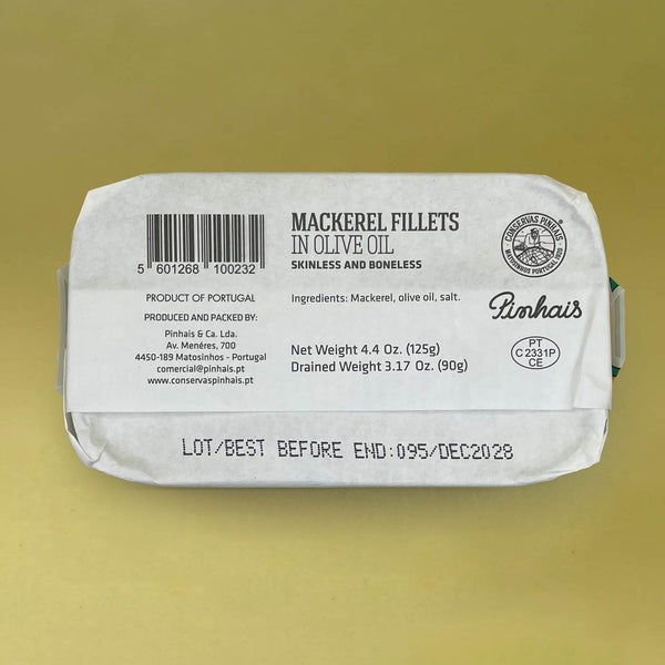 Nutritional Information for Nuri Mackerel Fillets in Olive Oil