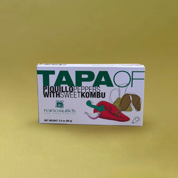Porto-Muiños Tapa of Piquillo Peppers with Sweet Kombu