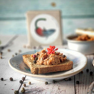 José Gourmet Spiced Mackerel Pate - served on toast