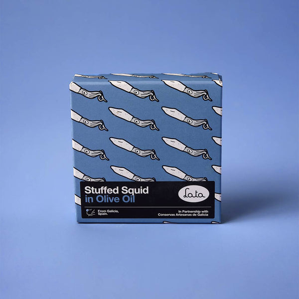 Lata Stuffed Squid in Olive Oil