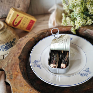 Ati Manel Garfish in Spiced Olive Oil - served in an opened tin