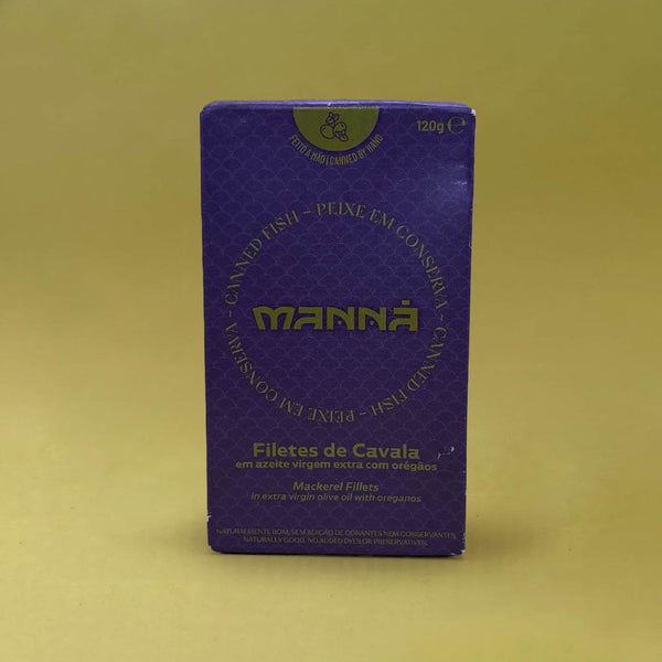 Manná Mackerel Fillets with Oregano in EVOO (120gr)
