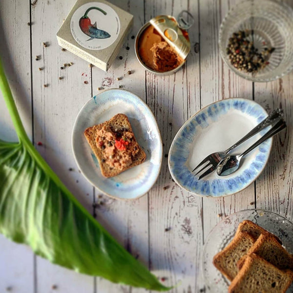 José Gourmet Spiced Mackerel Pate - beautifully served