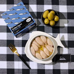 Squid-Stuffed Arepas with Lime Slaw & Cilantro