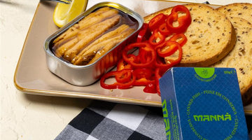 Mediterranean Sardine Salad with Extra Virgin Olive Oil Sardines