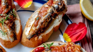 Sardine Toasts with Spicy Tomato Sauce