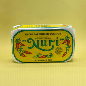 Nuri Spiced Sardines in Olive Oil (125gr)