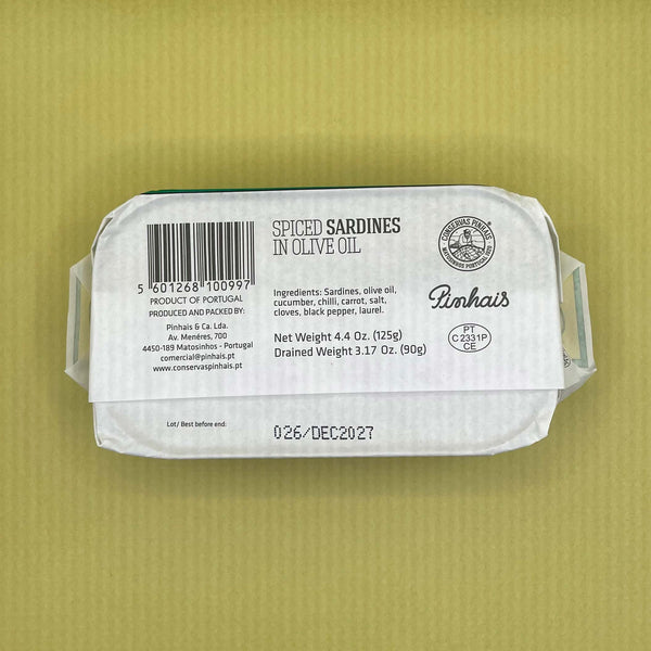 Nutritional Information for Nuri Spiced Sardines in Olive Oil