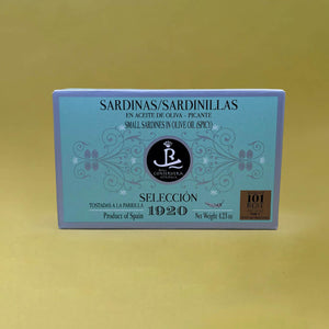 Real Conservera Española Small Sardines in Spicy Olive Oil (112 gr)