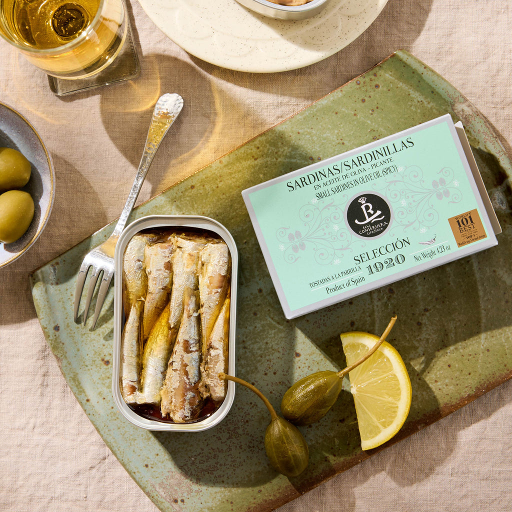 Real Conservera Española Small Sardines in Olive Oil (Spicy)