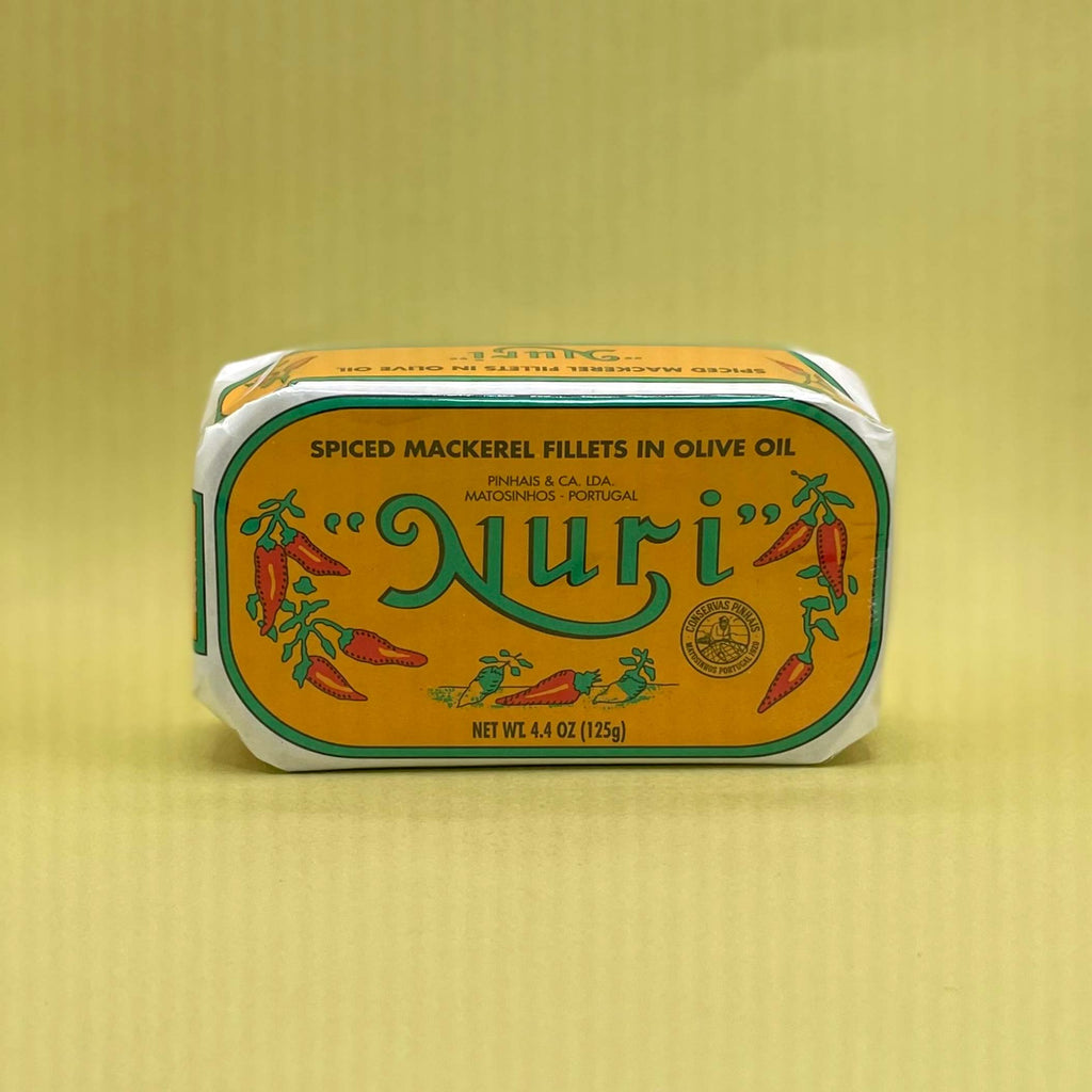 Nuri Spiced Mackerel Fillets in Olive Oil (125gr)
