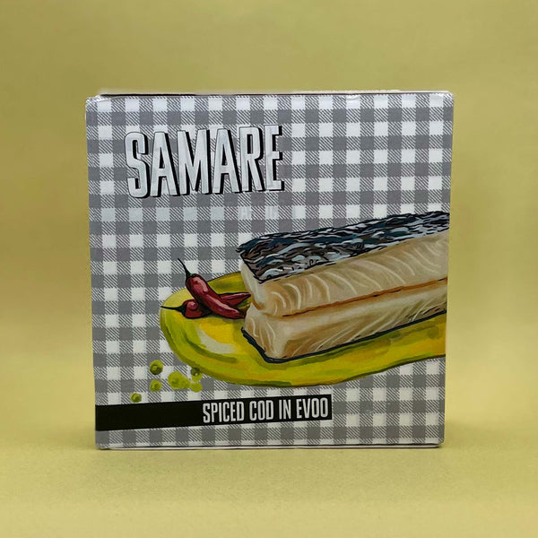 Samare Spiced Cod in Extra Virgin Oil Oil (110gr)