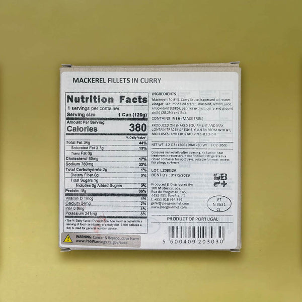 ABC+ Mackerel Fillets in Curry Sauce