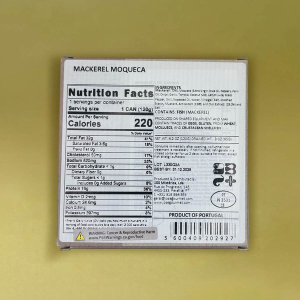 ABC+ Mackerel Fillets in Moqueca Sauce