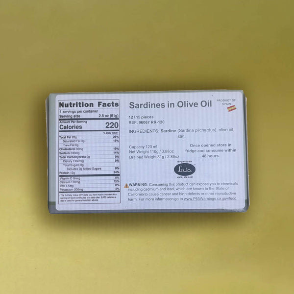 A Conserveira Selección Small Sardines in Olive Oil 12/15 pieces