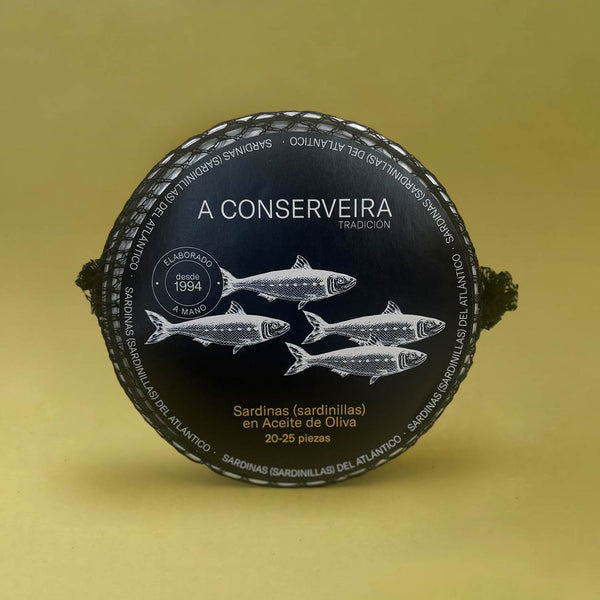 A Conserveira Tradición Small Sardines in Olive Oil 20/25 (Xoubiñas)