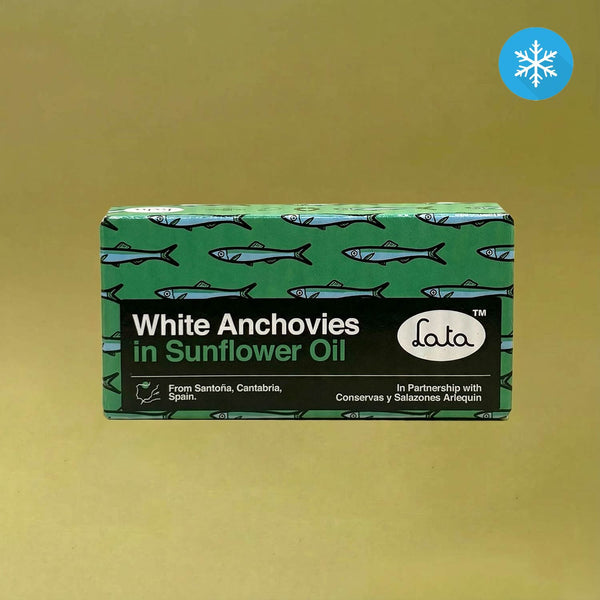 Lata White Anchovies (Boquerones) in Sunflower Oil