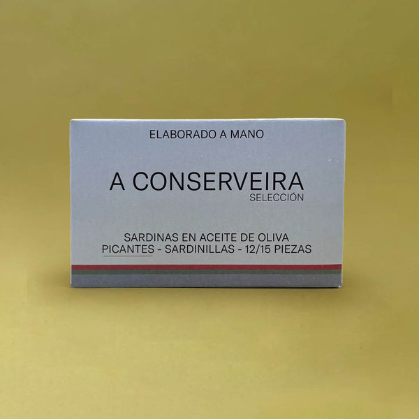 A Conserveira Selección Small Sardines in Spicy Olive Oil 12/15 pieces