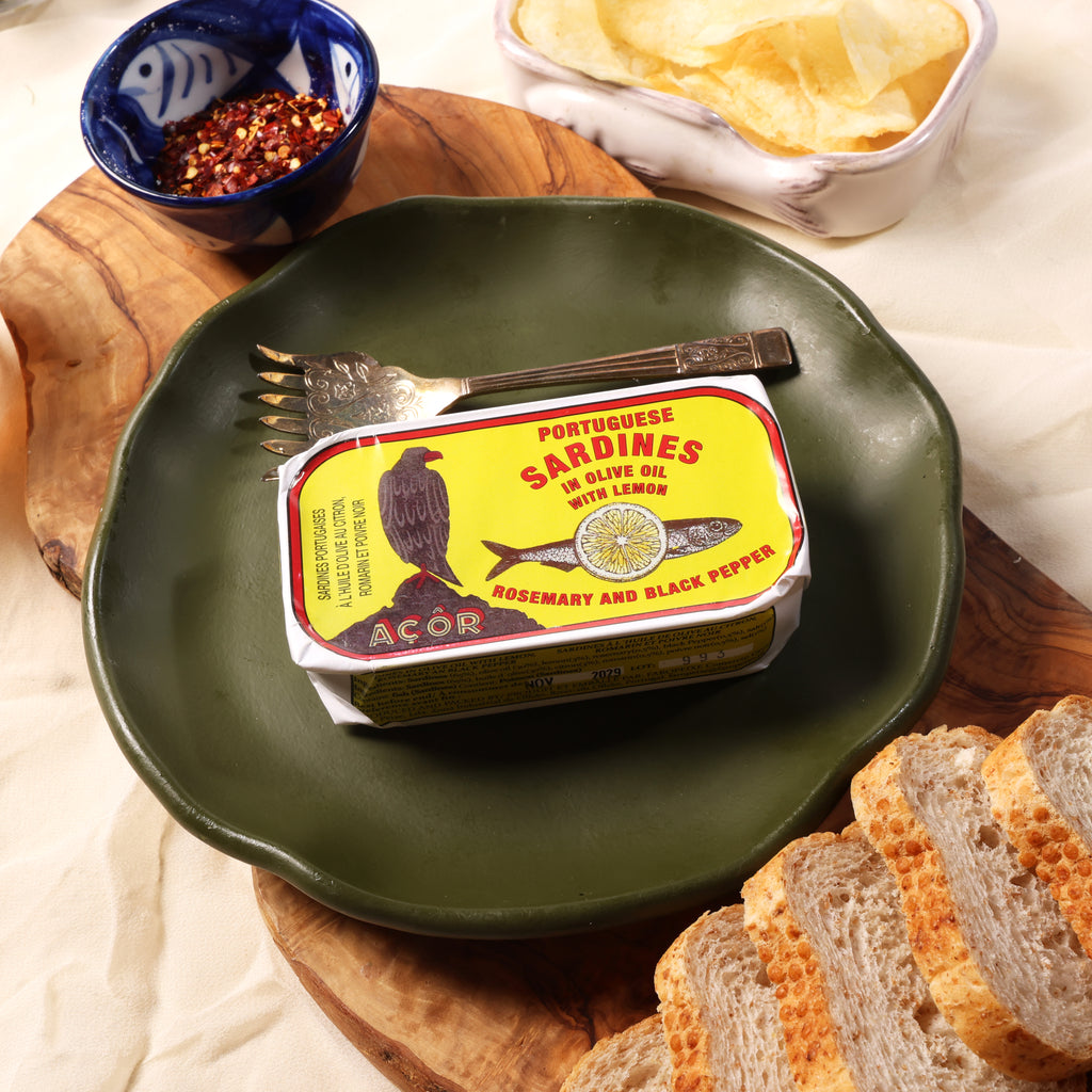 Açôr Sardines with Lemon, Rosemary and Black Pepper in Olive Oil