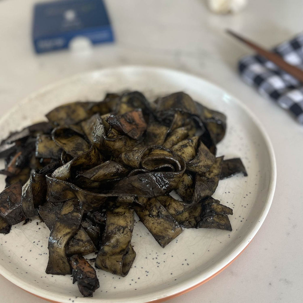 Artesanos Alalunga Squid in its own Ink served with pasta