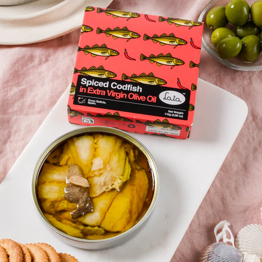Lata Spiced Codfish in Extra Virgin Olive Oil
