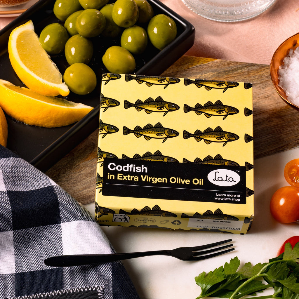 Lata Codfish in Extra Virgin Olive Oil