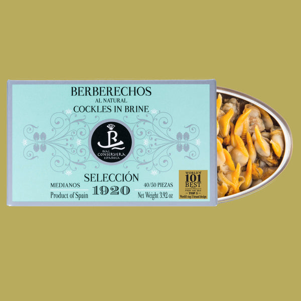 Real Conservera Española Cockles in Brine "Berberechos" 40/50 - Selección 1920