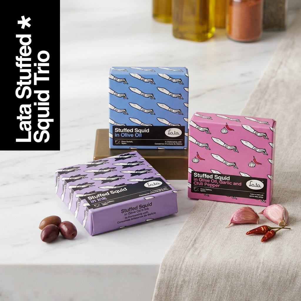 Lata Stuffed Squid Trio