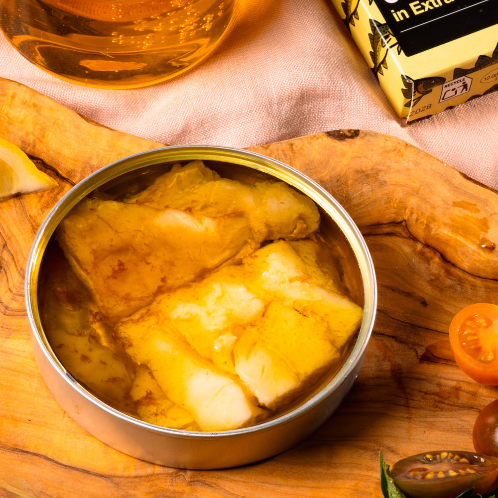 Lata Codfish in Extra Virgin Olive Oil