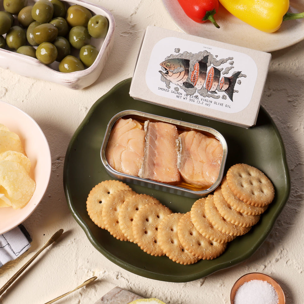 José Gourmet Smoked Salmon in EVOO – Lata