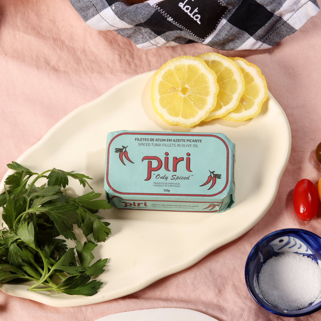 Piri Spiced Tuna Fillets in Olive Oil