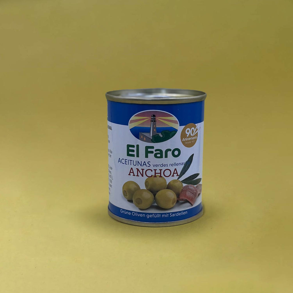 El Faro Manzanilla Olives Stuffed with Anchovy