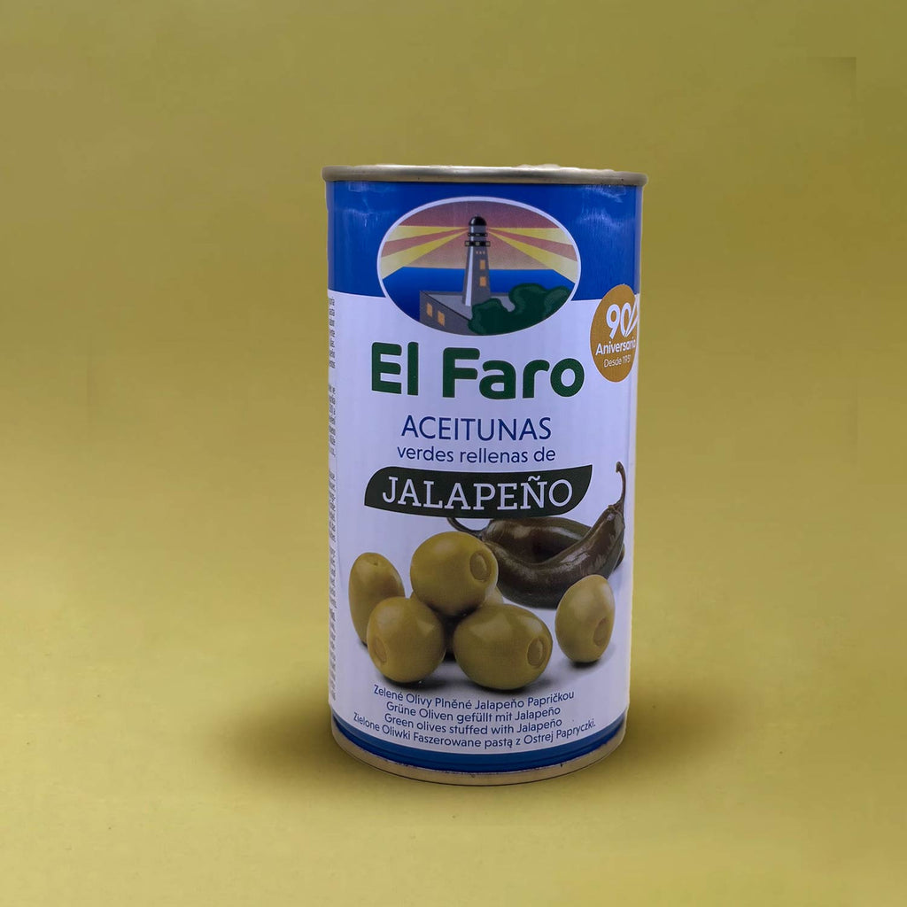 El Faro Manzanilla Olives Stuffed with Jalapeños
