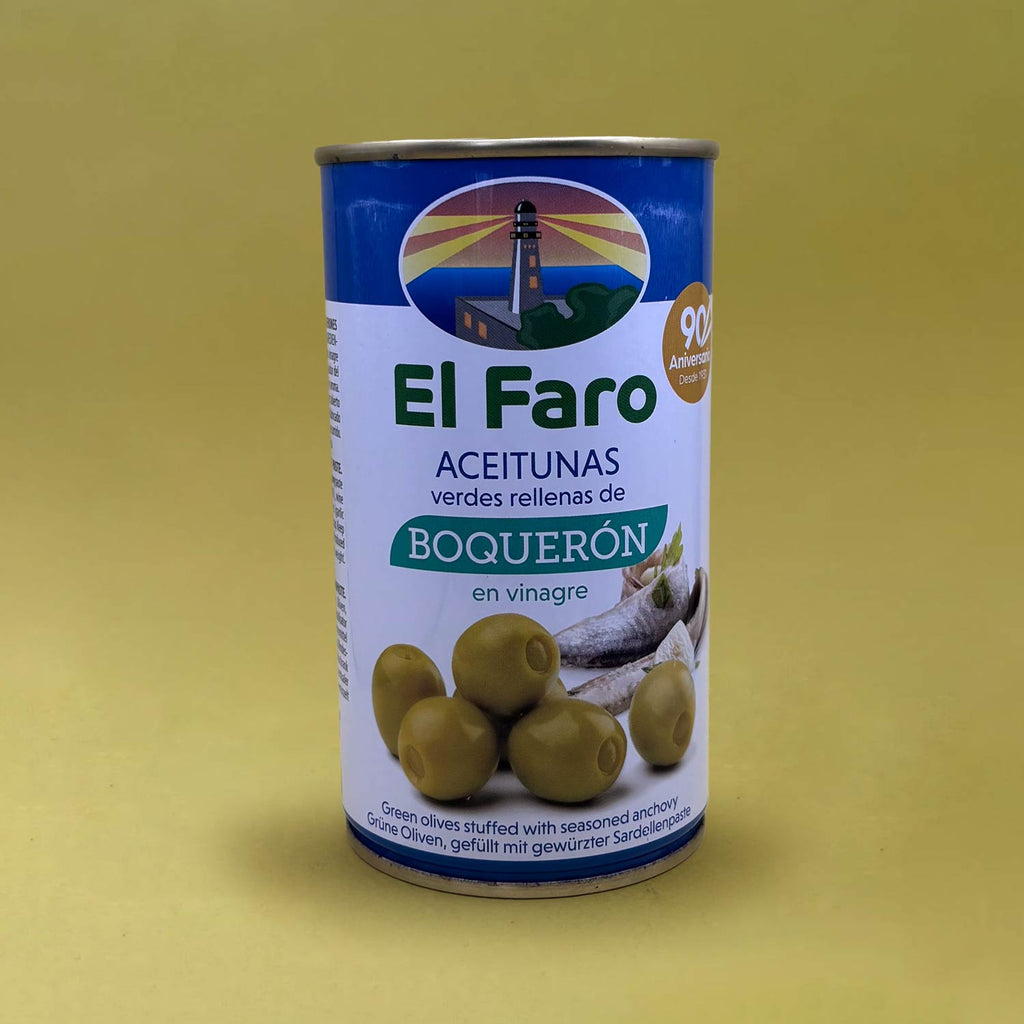 El Faro Manzanilla Olives Stuffed with Boquerones