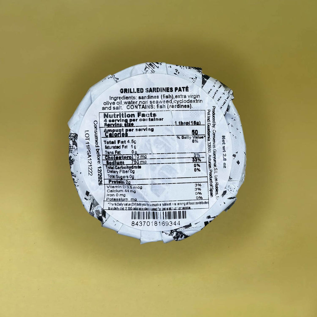 Güeyu Mar Chargrilled Sardine Pâté