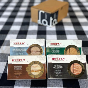 The 4  tins included in the Herpac Box
