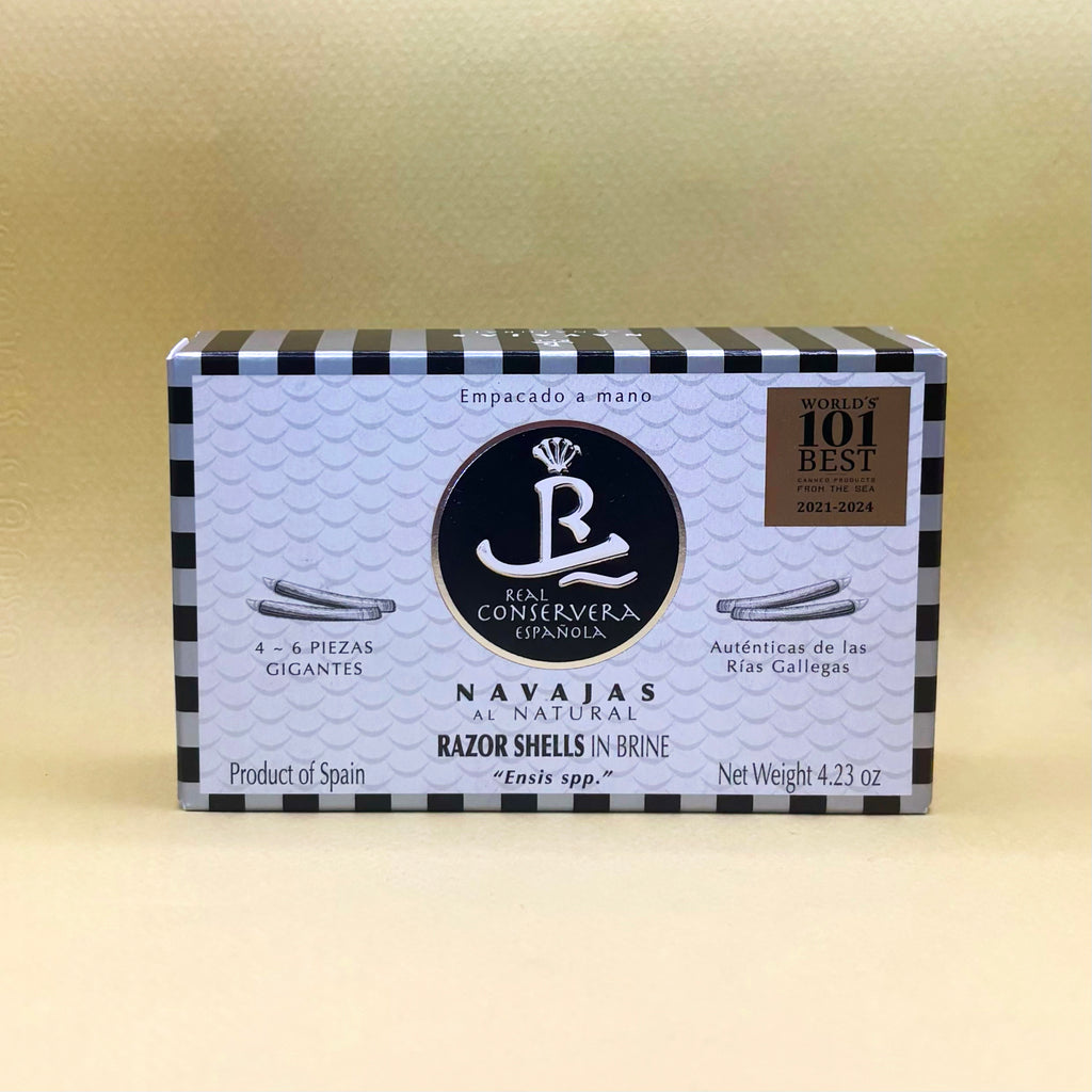 Real Conservera Española Razor Clams in Brine 4/6 - Big