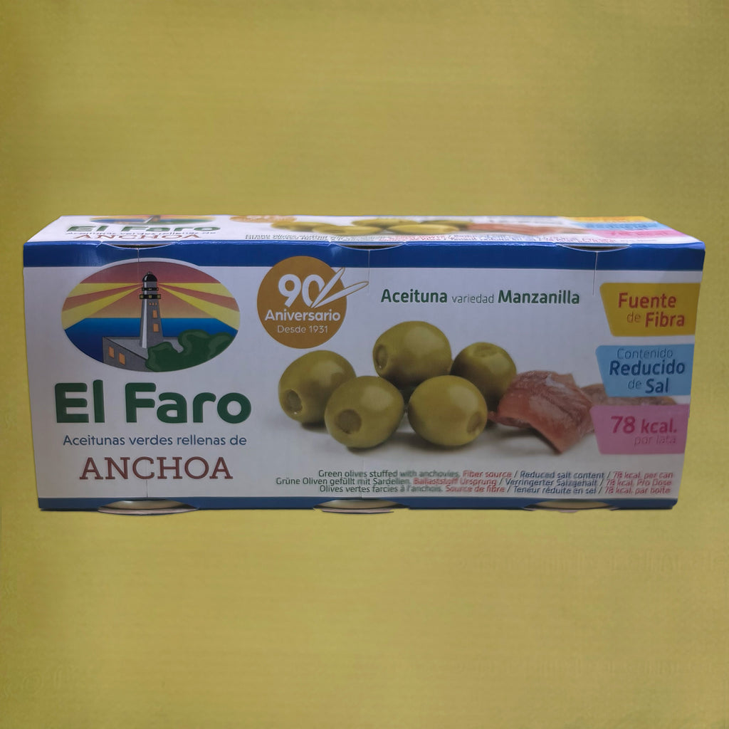 El Faro Manzanilla Olives Stuffed with Anchovy