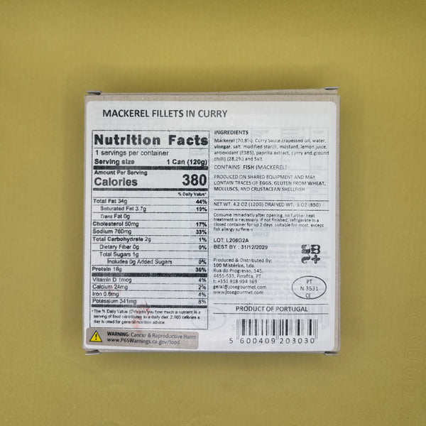 ABC+ Mackerel Fillets in Curry Sauce